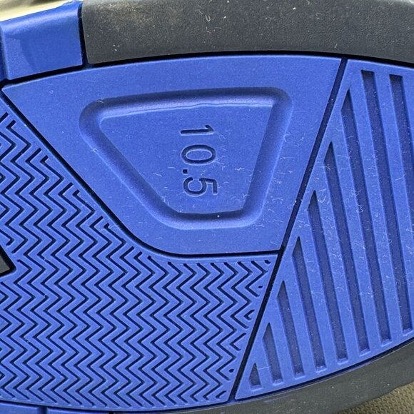 DKNY Navy Perforated Sneakers 10.5 M Rubber Sole Lace-Up Athletic Style Comfort - Picture 6 of 11